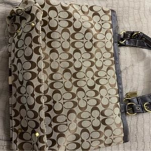 Coach bag , great condition inside and out , wear on the straps,